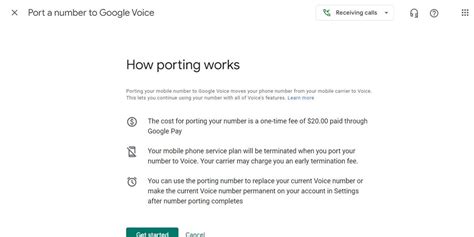 google voice number porting tool.